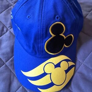Disney Cruise Line Royal Blue and Gold Hat